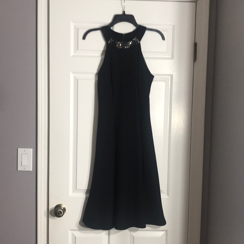 Black cocktail dress